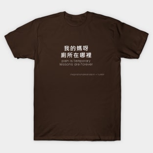 Lessons Are Forever T-Shirt